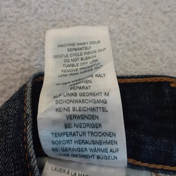 True Religion Men's Size 30 Medium Wash Distressed Rocco Relaxed Skinny Jeans - Picture 13 of 16